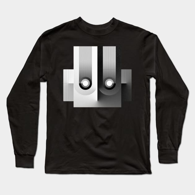 Robot Head No.02 Long Sleeve T-Shirt by oksalyesilok